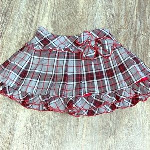 Little girls 12m plaid skirt